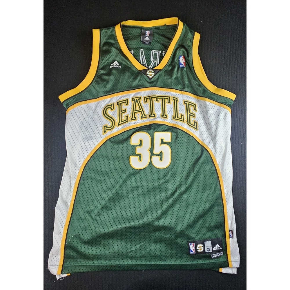 Kevin Durant Seattle SuperSonics Adidas NBA Jersey XL Green 35 Vintage Rare